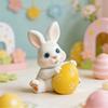 Fine Detail Easters Eggs Silicone Mould for Aromatherapys Candle and Plasters Decoration Easy To Cleaning Crafting Tool
