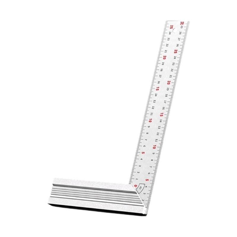 Aluminum Square Tool Right Angles Ruler Precise Marking And Measuring Capability For Professional Carpentry Tasks