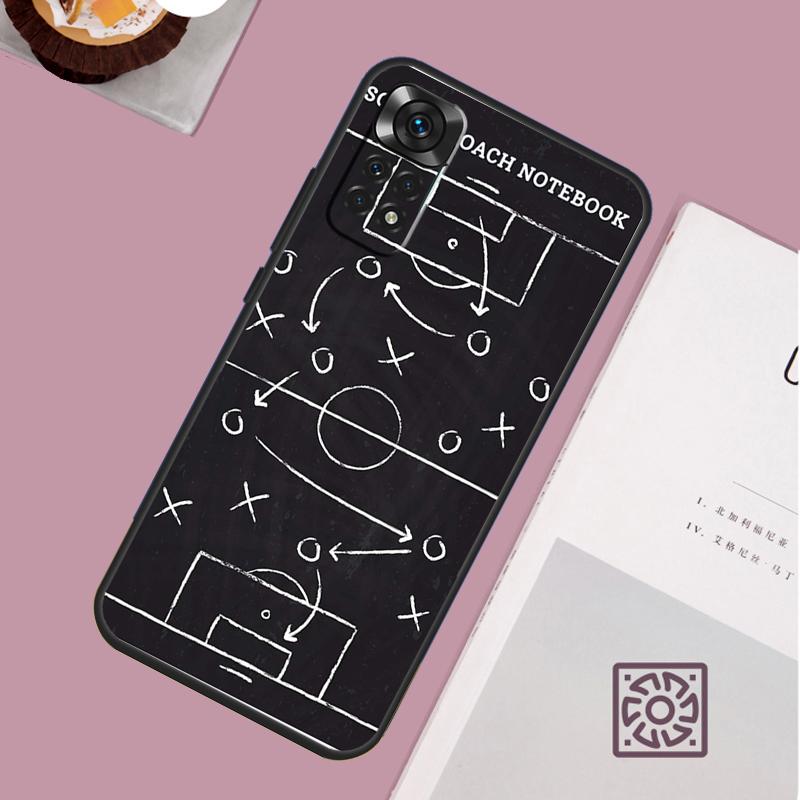 Football Soccer Tactics Time Case For Xiaomi Redmi Note 14 13 12 11 15 Pro Plus Redmi 15 13 10 10C 12C 13C 14C 15C Cover