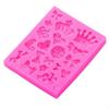 Creative Cake Silicone Mold Crown Bowknot Shape for Polymer Clay Molds Kitchen Chocolate Pastry Candy Making Tools Accessories