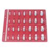 Nut and Bolt Thread Checker 7.9x7.9in Identifier Gauge Aluminium Alloy Easy Operation Accurate Ruler Gauge for Garage
