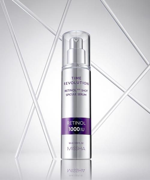 Missha Time Revolution 1000 Shot Spicule Serum (Retinol 1000) FREE