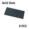 DIY Building Blocks 6x12 Dots Assembles Particles 6pcs Thin Figures Bricks Educational Creative Size Compatible With 3028 Toys