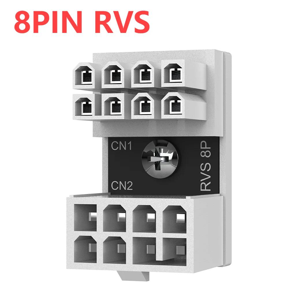180 Degree 8 Pin Female To 8 Pin Male Adapter Desktop Computer U Shaped Angled Power Adaptor DIY Accessories for Graphics Card