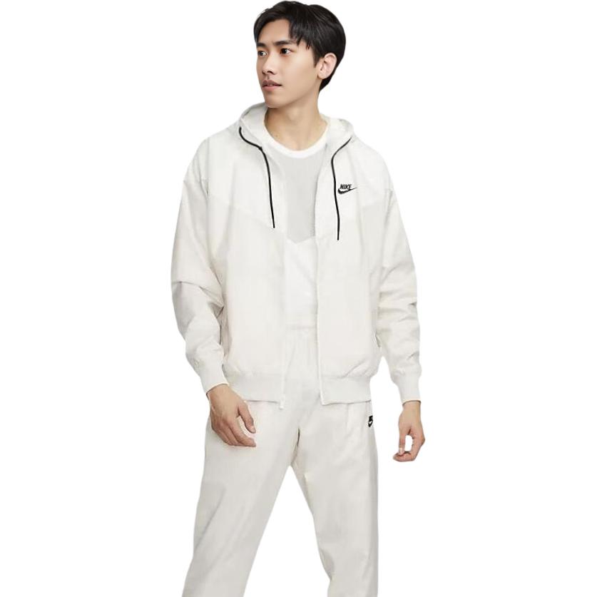 Nike Sportswear Windrunner Men's Hooded Jacket White DA0001-104