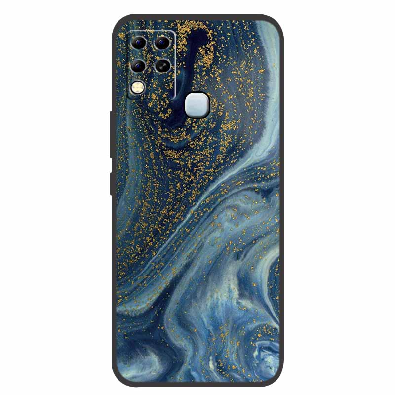 For Infinix Hot 11 G37 Case X689F Marble Silicone Protective TPU Soft Back Cover for Infinix Hot11 G37 128GB Funda Cartoon Coque