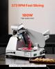 Meat Slicer 180W 10 Inch Electric Deli Food Slicer for Meat Bread Cheese