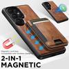 Elastic Band Oil Wax Pattern Magnetic Leather Wallet Cards Solt Phone Case for Samsung S26 Ultra S25 Plus S24 S23 Stand Cover