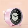 4.5-inch Luminous Alarm Clock Student Bedside Electronic Clock Simple Metal Desktop Silent Small Table Clock