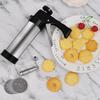 Stainless Steel DIY Cookie Gun for Home Use Cake Cream Icing Decorator Biscuit Maker Pastry Piping Tool