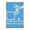 Western Districts Trials Club Wagerparts Metal Plaque Designer Cave Garage Bar Funny Tin Sign Poster