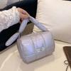 Gesteppte Puffy Tote Tasche Große Kapazität Gitter Puffer Handtasche Wolke Plissierte Gittertasche Reise