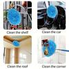 Multifunctional Ceiling Fan Cleaner Dusters Brush For Car Ceiling Home Cleaning Reusable Long-Handled Household Cleaning Tools