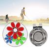 Metal Gold Plating Removable Golf Ball Marker Magnetic Hat Clip Compact Cap Clamp Gift