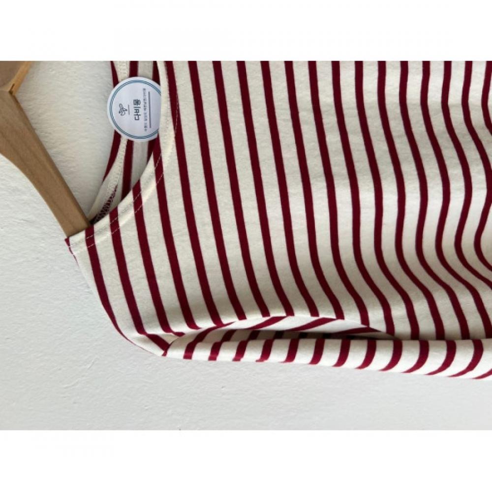 Dabimong HeaTher STripe Long Sleeve T shirT 5 Colors Nk Hea T