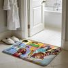 CCardcaptor SSakura Cartoon Floor Mat Soft Flannel Absorbent Mat Non-Slip Rug Home Bedroom Bathroom