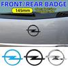 145mm 3D ABS Preto/Prata Grelha Frontal de Carro Emblema do Capô Adesivo de Logotipo de Porta-malas Traseiro Para Astra Insignia Corsa Zafira