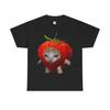 Meme Cat Strawberry Graphic Unisex T-Shirt