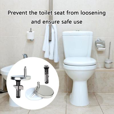 Toilet Lid Hinge Screws Bathroom Toilet Cover Seat Hinge Connector Fixing Bolts for Standard Toilet Lids Easy To Install