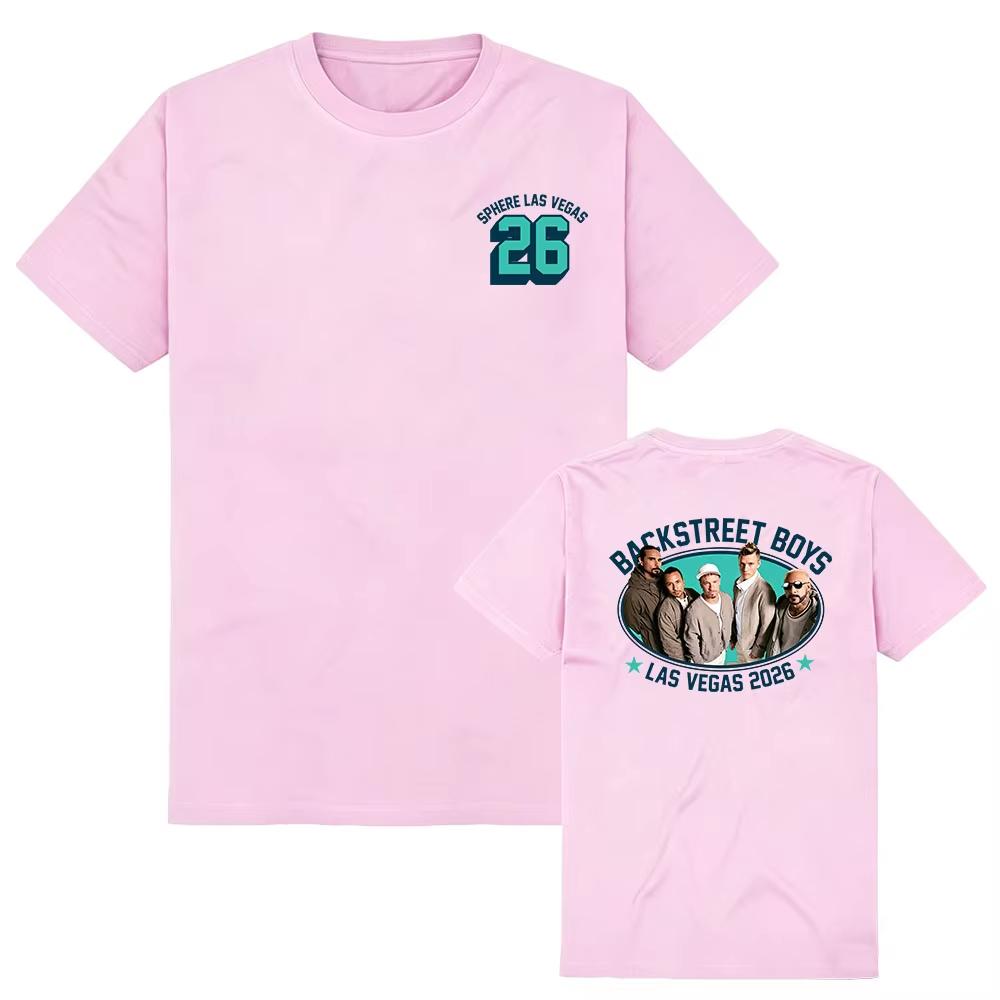 Heißes NTO THE MILLENNIUM T-Shirts Band Backstreet Boys Design T-Shirt Herren Damen Vintage Oberteil Hip Hop Streetwear Übergroßes T-Shirt Kurzarm Freizeitkleidung