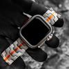 Lyxigt titanlegeringsarmband+metallfodral för Apple Watch Series 11 10 46mm 42mm Ultra 3/ 2 / 1 49mm 45mm 44mm 9 8 7 6 5 4 SE3/2/1