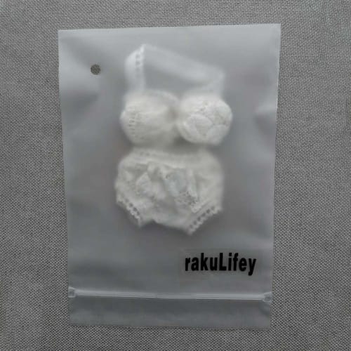 Rakulifey 1/4 Kugelgelenkpuppe Dessous, Puppen-BH und Unterwäsche, Weiß, Geburtstagsgeschenk (1/4 Puppen-Dessous)