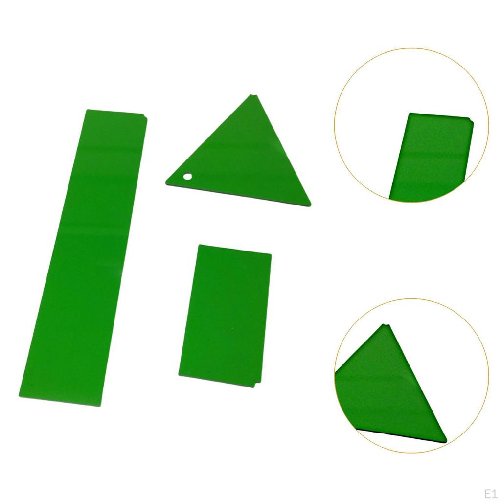 3 Pieces Ski Wax Remover Snowboard Maintenance Tools Professional Acrylic Equipment Removal