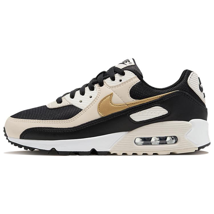 

Nike Air Max 90 Black Metallic Gold Summit White Women s DB9578-001 35.5