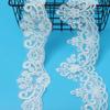 Car Bone Lace Embroidery Lace Accessories Book White Transparent Piece Lace Wedding Veil Embroidery Accessories 16Cm