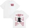 The RoUnisextic Tour Album Tshrit American Singersongwriter Bruno Mars High Quality Fashion Teeshirt Pure Cotton Cozy Tops