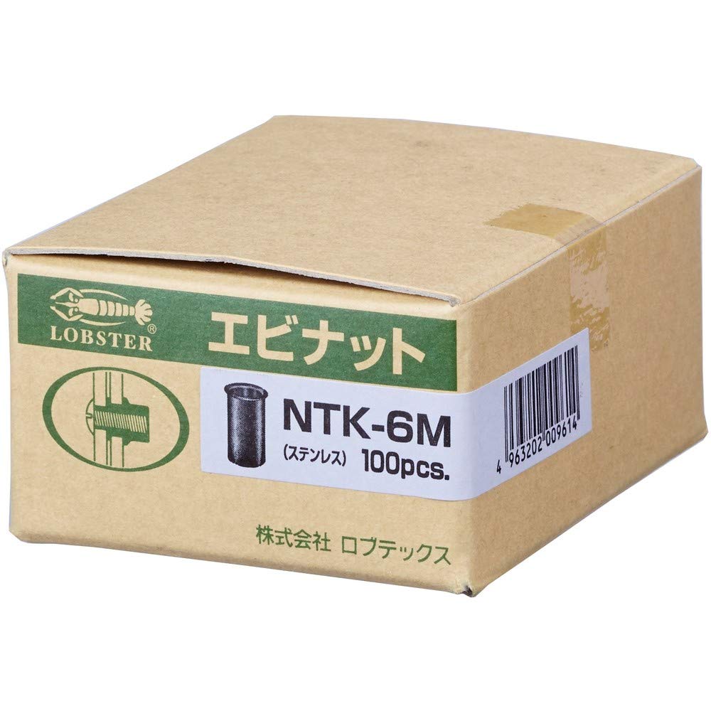 

EBI Гайка типа K из нержавеющей стали NTK6M (100 штук) 6-2.0