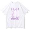 Neon Genesis Evangelion Printed T-shirt Women Men Summer Harajuku Casual Loose Fashion Streetwear Y2K Short Sleeve Tops T-shirt