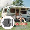 Trailer Door Lock Metal Portable Security Hardware Trailer Entry Latches Replacement Kit For Motorhome Hauler Campervan Truck