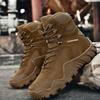 Fashion Boots for Men Camouflage Desert Ankle Boot Outdoor Jungle Training Boot Non Slip Climbing Hiking Boots for Men Motorcycle Boots