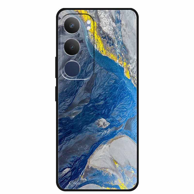 Luxury Phone Case For Vivo Y19s Pro 4G Soft TPU Silicone Back Case For Vivo Y29 5G Y 29 19s Marble Patterns Cover Bumper Funda