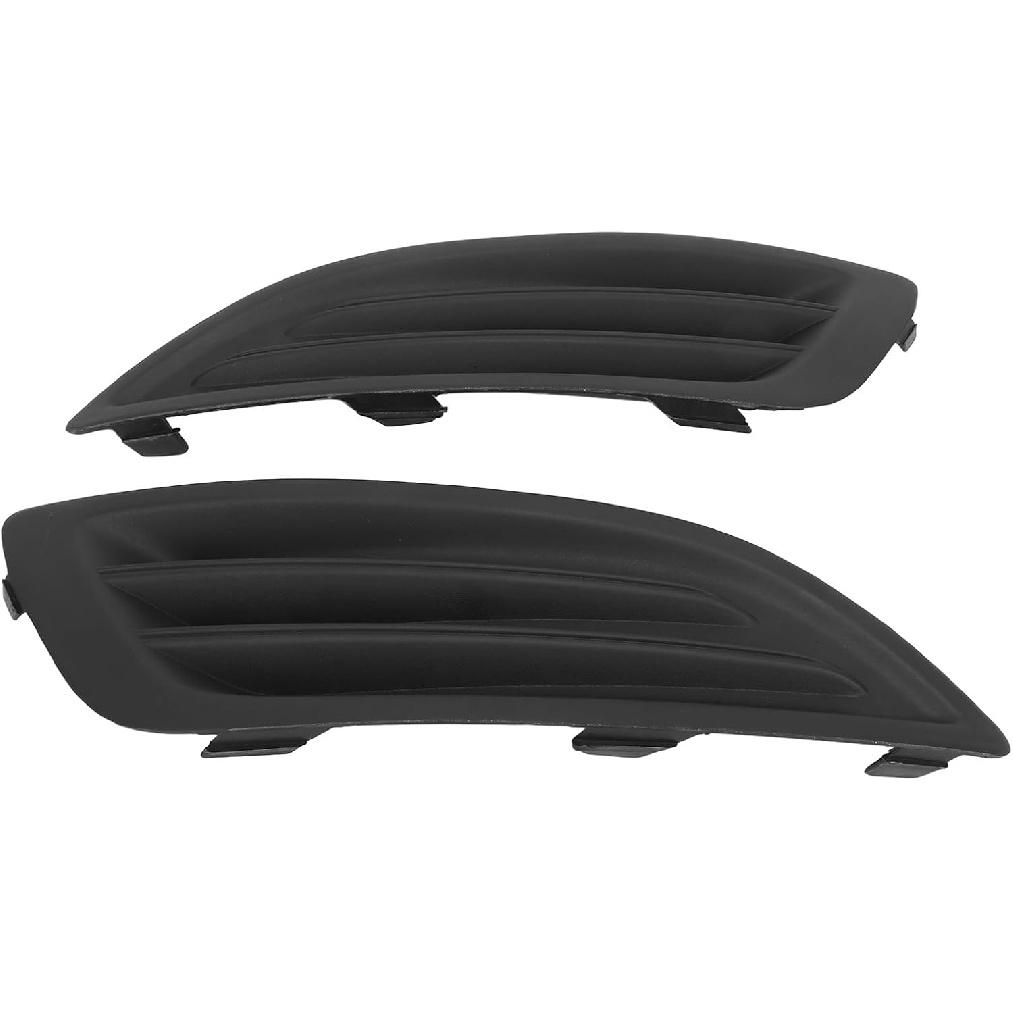 Aqxreight Front Bumper Fog Light Cover D2BZ15266AA for 2014 To 2019, Enhances Safety and Visibility, Black ABS Material