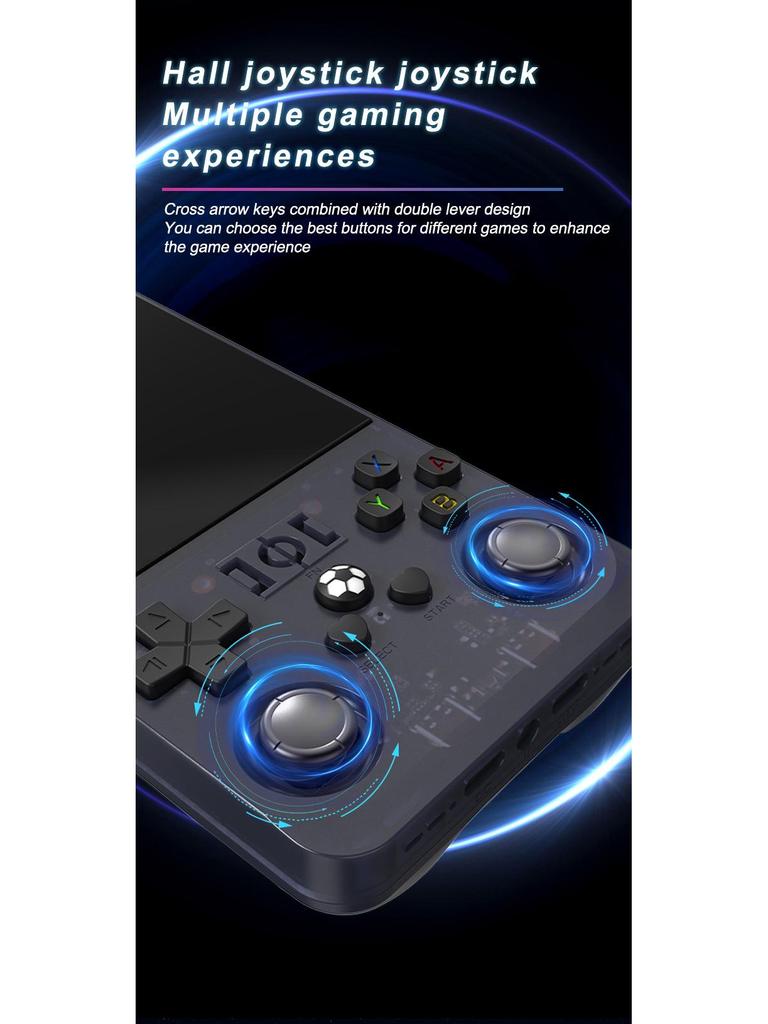 R36sMAX Handheld Game Console: 4.0-inch HD Screen, Dual Joystick, Retro Arcade Style