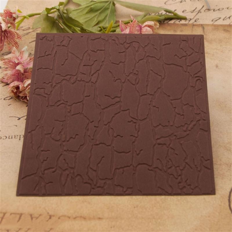Plastic Embossing Template for Craft and Scrapbooking Sturdy Reusable Designs Tool for Paper Leather and Fabric