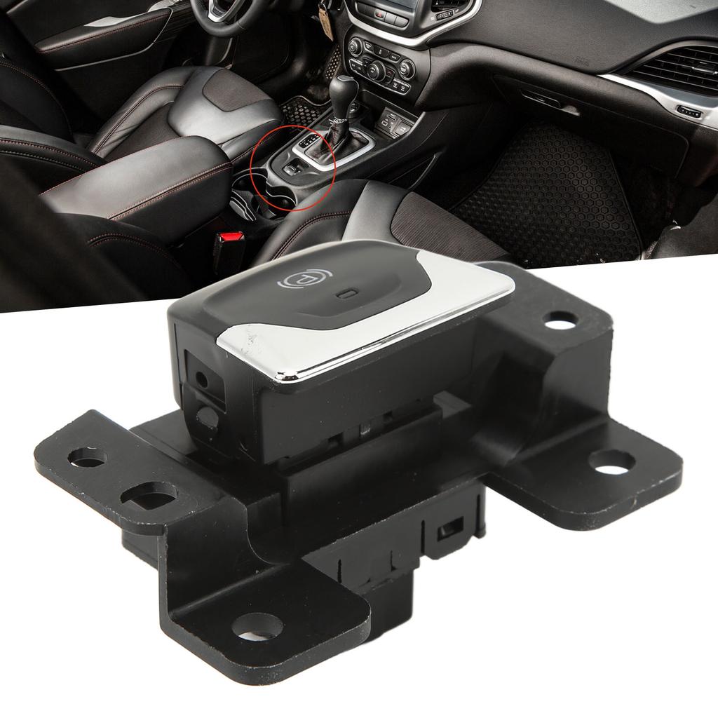 Electric Parking Handbrake Button 68141759 Replacement Material for 2014-2020 Cherokee