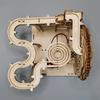 Drewniana Puzzle Kula 3D Tor Mechaniczna Puzzle Samozłożenie Zabawka Edukacyjna STEAM Modelarstwo Prezent dla Dzieci i Dorosłych