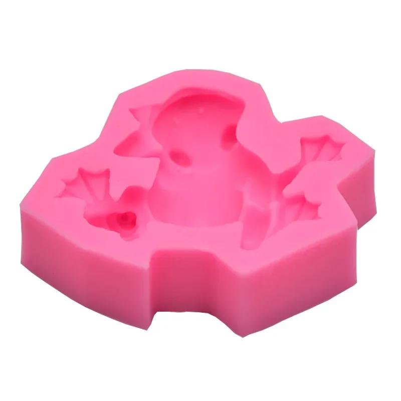 3D Frog Chocolate Mold DIY Handmade Soap Epoxy Mold Cake Mold Silicone Mold Baking Tools Cake Decoration