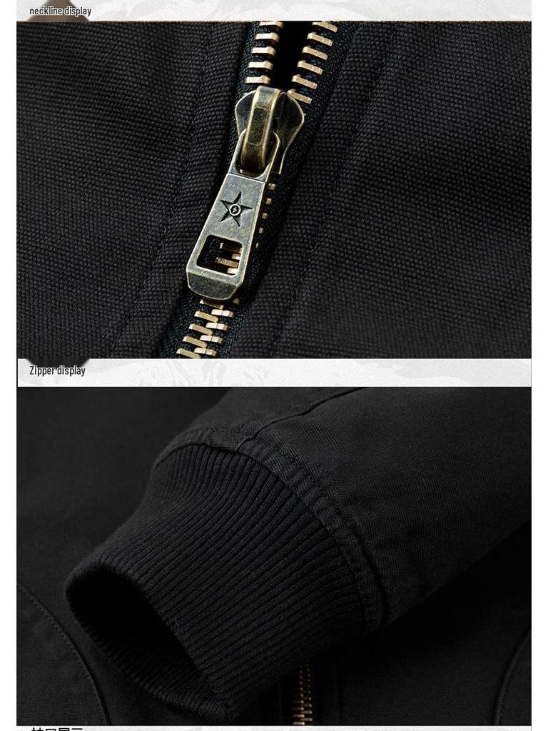 Мужская повседневная ветровка с капюшоном: Модная куртка-пилот на весну и осень