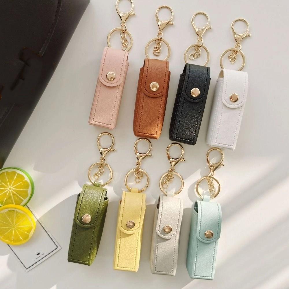 Lipstick Storage Box Mini Cosmetic Bag Makeup Bag Key Chain Portable Lipstick Bag Lipstick Storage