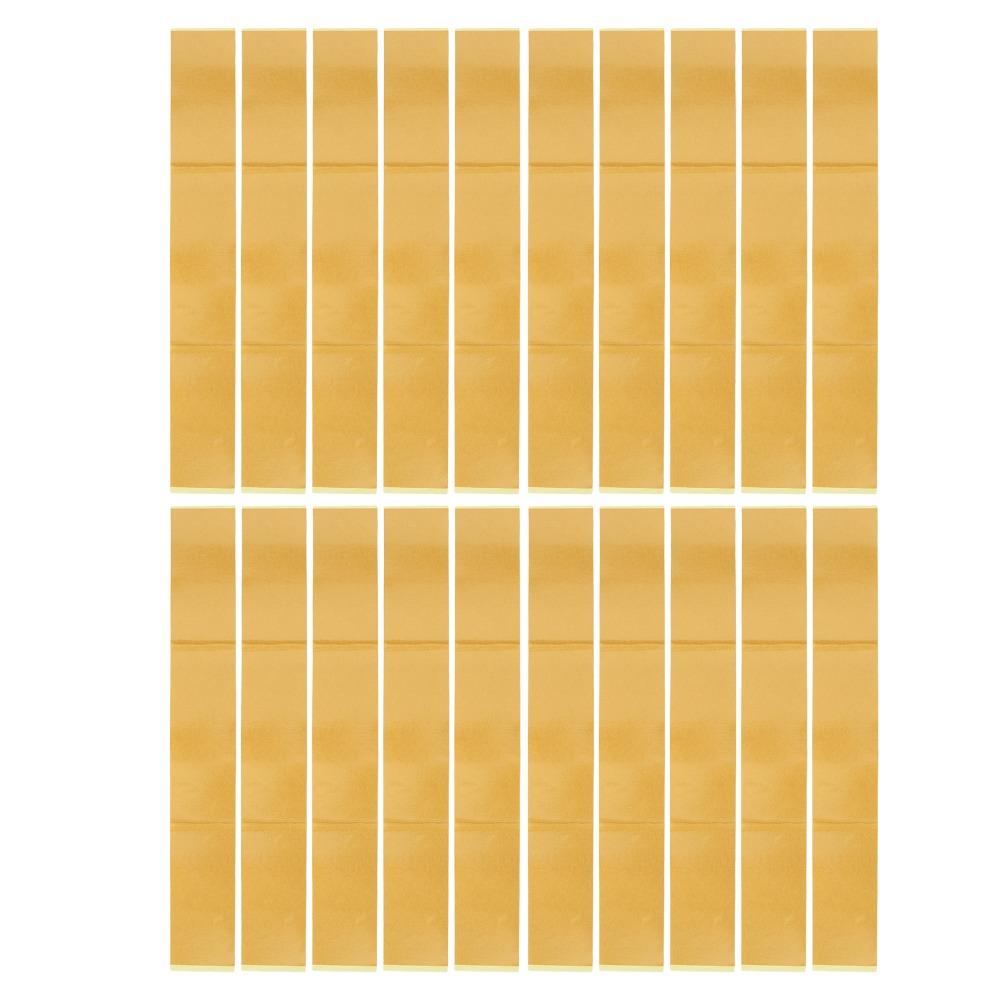 20Pcs Reliable Yellow Zero Clearance Tape PVC Length 35.56cm Miter Saw Tape Double Sided Woodworking Tape Woodworking