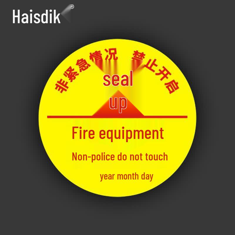 Haistike HKL-234 Fire Hydrant Inspection Seal Sticker