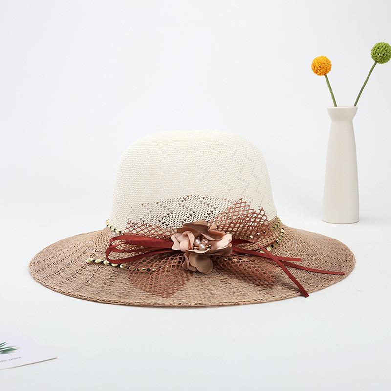 Summer Womens Straw Hat With Wide Brim And Sun Protection For Beach And Outdoor Activities