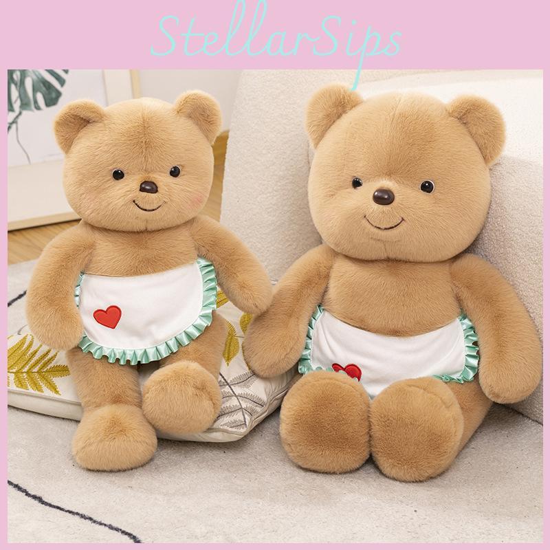 Cute Butter Bear Plush Toy Stuffed Doll Birthday Gift Soft Doll Kids Girls Lovely Gift 50cm 70cm 90cm