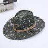 Men'S Hat Summer Sun Protection Big Edge Sun Hat Camouflage Cowboy Hat Outdoor Travel Sun Hat Casual Fishing Hat