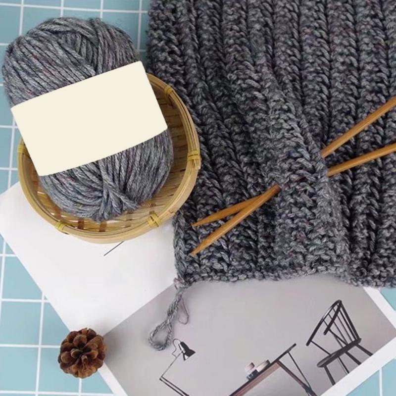 Skein Wool Yarn Bundle for Crafting Accessories and Children Blankets for DIY Sweaters and Hats Great Gift