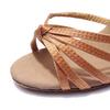 Buty Do Tańca Latino Na Obcasie Blanca 7 Cm Jasnobrązowe 35